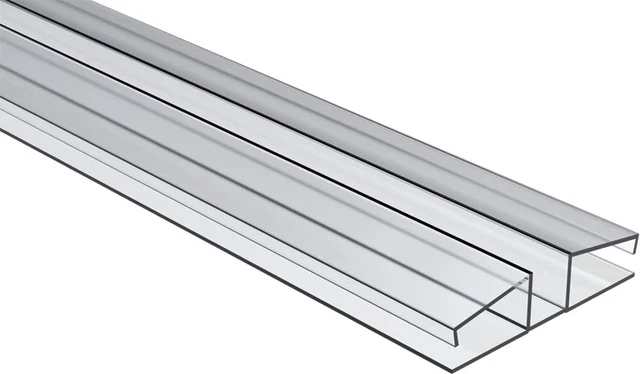 Pvc Living Hinge With Groove For 1/4" Thick Panels 18" Length pack O