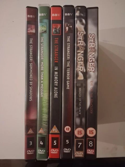 THE STRANGER COMPLETE DVD Set BBV Doctor Who Spin Off Colin Baker All 6 ...