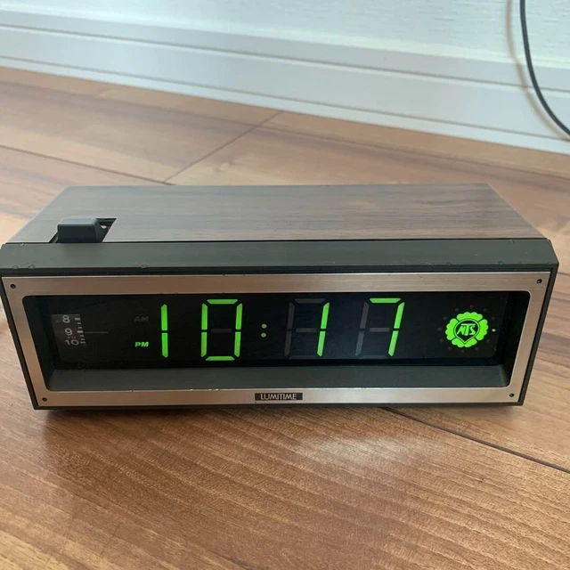 ルミタイム LUMITIME YT-102 ネオン管時計 昭和レトロ 動作品 ルミタイム LUMITIME YT-102 黄 ネオン管時計 昭和レトロ 動作品