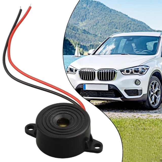 Buzzer Piézo-électrique 24V Continu - Alarme Sonore électronique, Boîtier Plastique Noir | Pour Projets DIY, Alarmes - 11