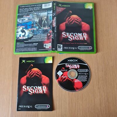 Second SIGHT XBOX Gioco PAL COMPLETO CON MANUALE GRATIS P&P 
