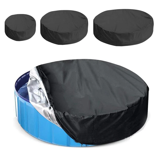 XIEXIESHER – Housse De Protection Pour Bac à Sable Coquillage, Ronde, Bleue, 100 Cm, Imperméable, Pour Extérieur
