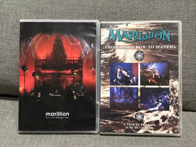 Lot Of 2 DVD - MARILLION From Stoke Row to Ipanema & Live From Cadogan Hall