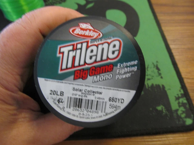 Berkley Trilene Big Game Mono Line Solar Bright Green 20LB 650Yards NEW (C)