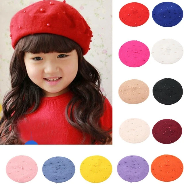Cappello beanie pittore cappello bambino berretto di lana bambini accessori bambini berretti a maglia