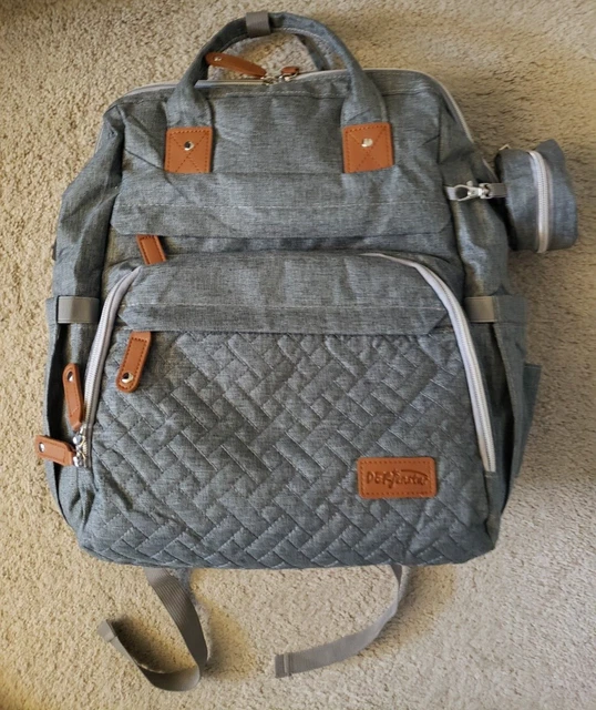 DERJUNSTAR Baby Diaper Bag Backpack, Diaper Changing Station, Baby Bags for Boys