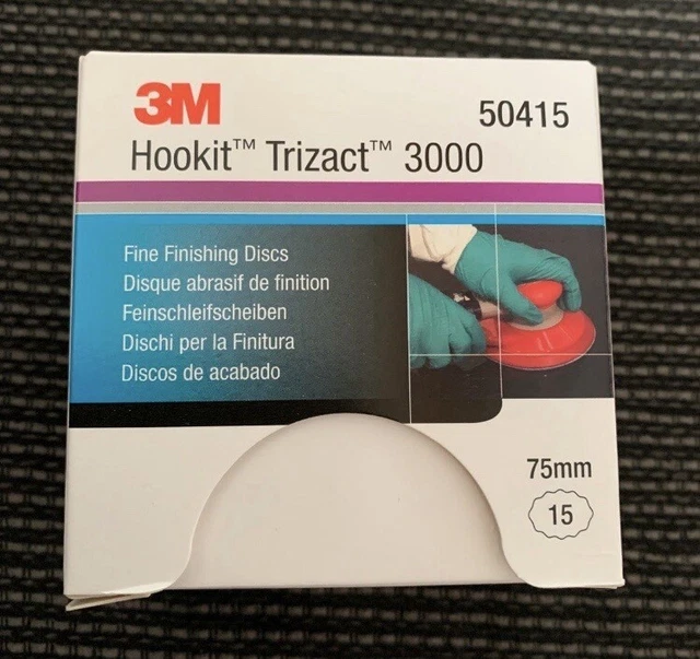 3M 50415 Hookit Trizact Fine Finishing Schleifscheibe P3000 75Mm