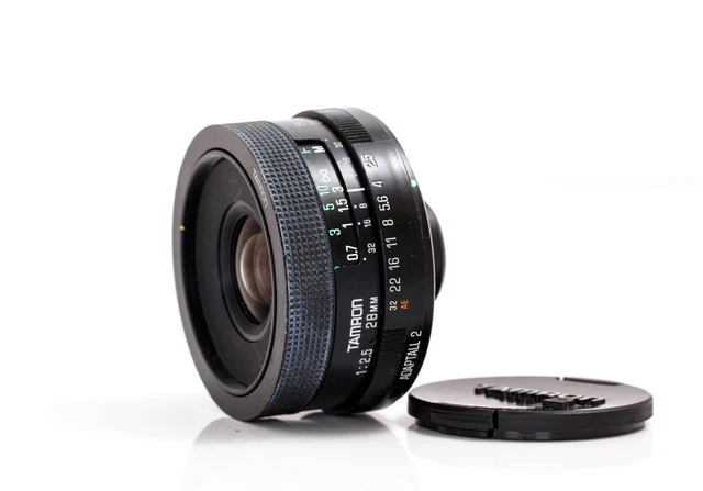 Objectif Tamron 28 mm f/2.5 BBAR MC en monture Adaptall 2