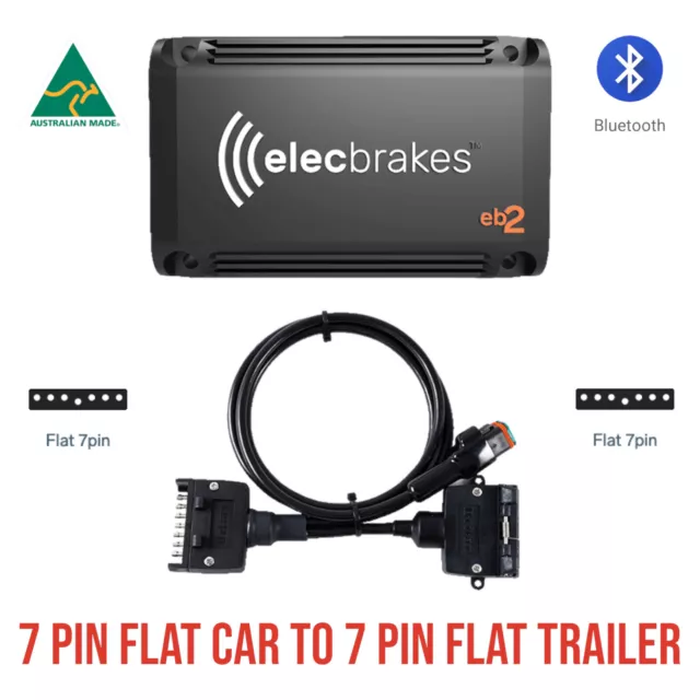 Elecbrakes Electric Brake Controller Bluetooth Trailer Brakes EB2 Adaptor Plug