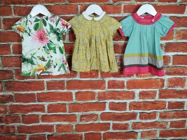 Baby Girl Bundle Age 3-6 Months Next Monsoon M&S Dress Summer Party Floral 68Cm