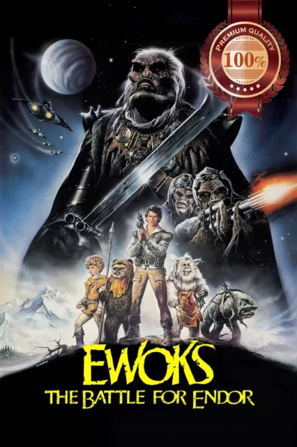 Ewoks The Battle For Endor Star Wars Original Movie Cinema Print Premium Poster