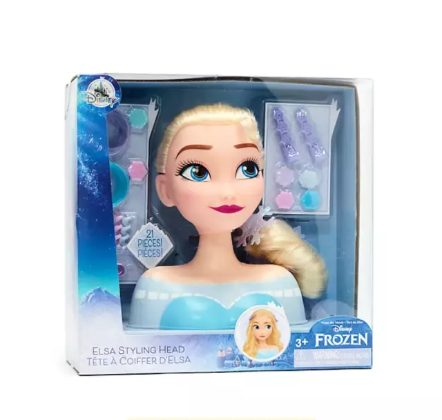 Disney Store Elsa Styling Head, Frozen ,New Disney