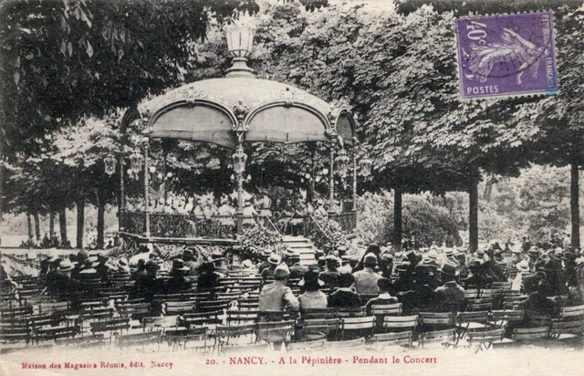 *12166 cpa Nancy -  A la Pépinière - pendant le Concert