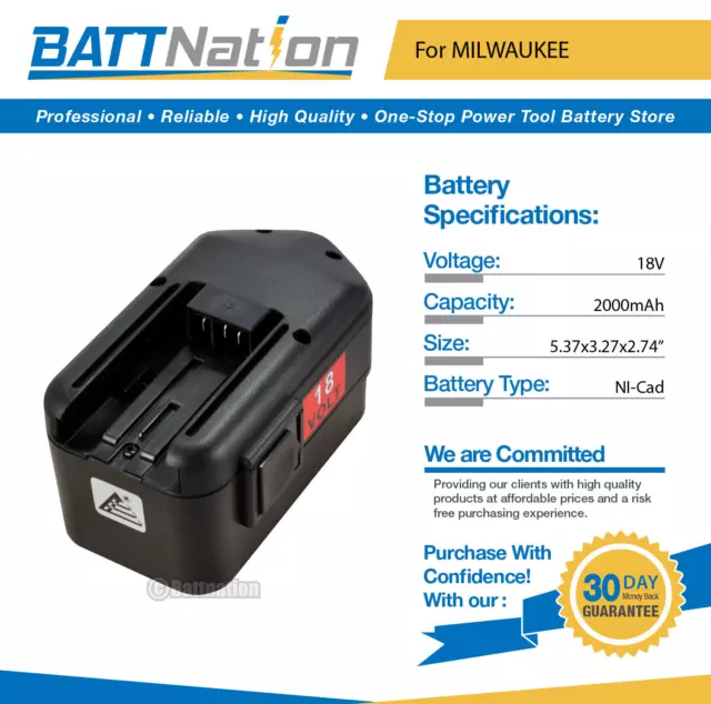 2 NEW 14.4V Battery for DEWALT 14.4 VOLT DC9091 DW9091 DW9094 Power To –  BattNation