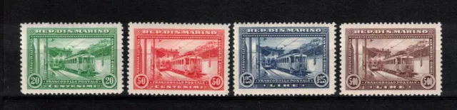 S47832 San Marino 1932 Railway 4v Trains