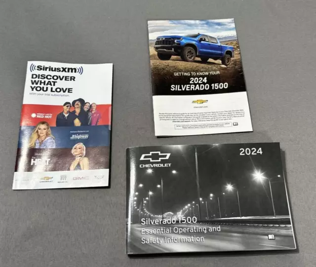 2024 Chevy Silverado 1500 Owners Manual NEW Essential Operating Supplement Truck