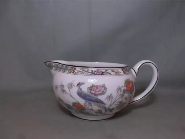 Wedgwood Kutani Crane Milk Jug  R4464 Brown Edge