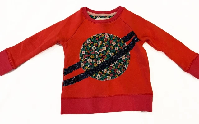 Mini Borden size 5/6 orange/red sweatshirt girls