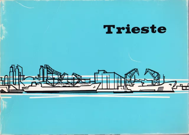 Opuscolo pubblicitario TRIESTE (in inglese) - senza data (anni '60?), grafica