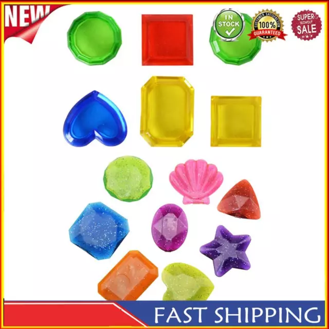 6/8pcs Children Dive Crystals Bath Water Games Colorful Pool Jewels Random Color