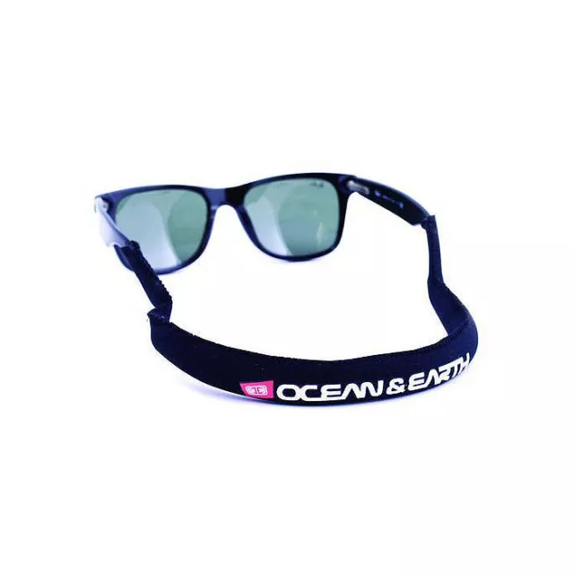 Ocean & Earth Floating Sunglasses Strap. Soft, comfy, flexi neoprene flotation