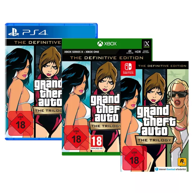 Grand Theft Auto: The Trilogy [The Definitive Edition] | PS4 / XBox / Switch |