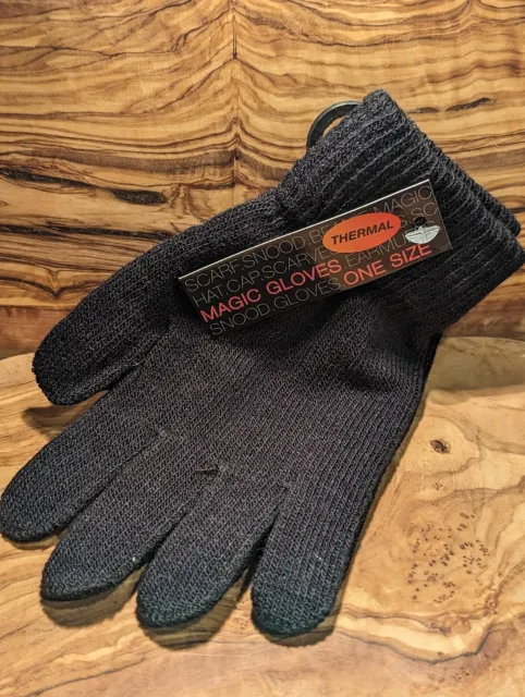 Ladies Magic Gloves 3 Pairs Unisex Winter Warm Adult Gloves Thermal