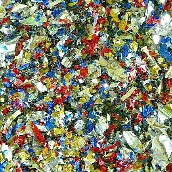 (200,-€/kg) 5 g Glitter / Flitter bunt * Deko, Basteln, Gestalten