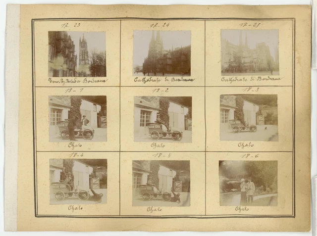 France, Chalo-Saint-Mars, Bordeaux, diverses vues des cités  vintage silver prin