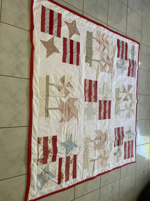 hand made patchwork quilt