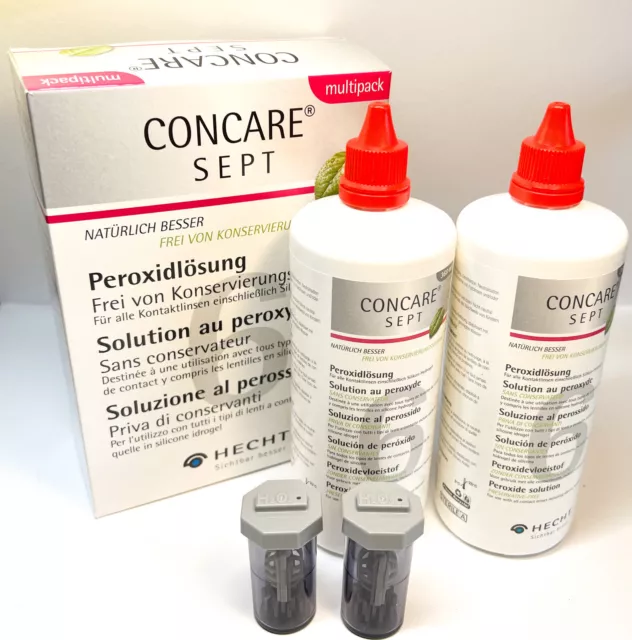 Concare Sept für 6 Mon. ohne Konservierungsstoffe für alle Kontaktlinsen Neu