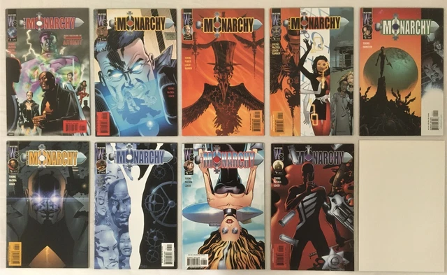 The Monarchy (Wildstorm 2002) 9 comic lot # 1 2 3 4 5 6 7 8 9 NM-/NM