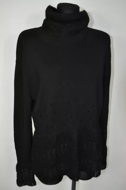 3.1 Phillip Lim Wool/Mohair Black Womens Sweater size  Medium