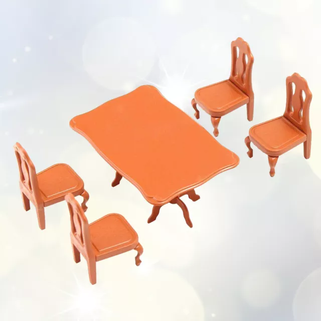 Resin Table Miniature  Tiny Table Model Kids Resin Table Chairs
