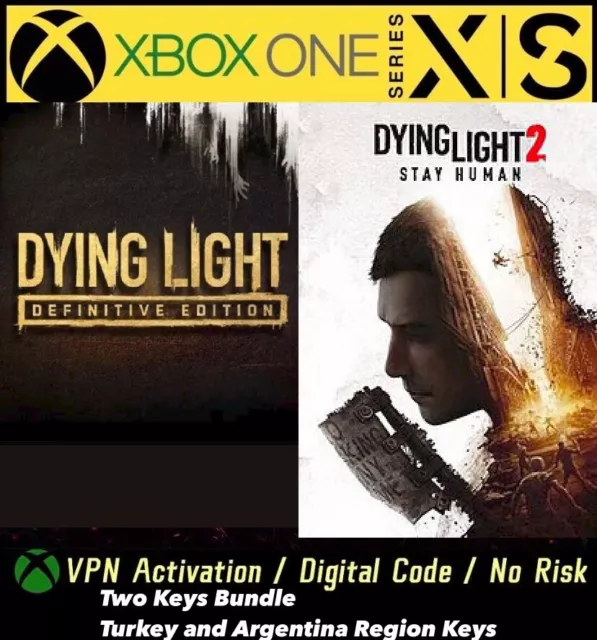 Dying Light: Definitive Edition Xbox One, X, S Key ☑Turkey Region ☑VPN ☑No  Disc