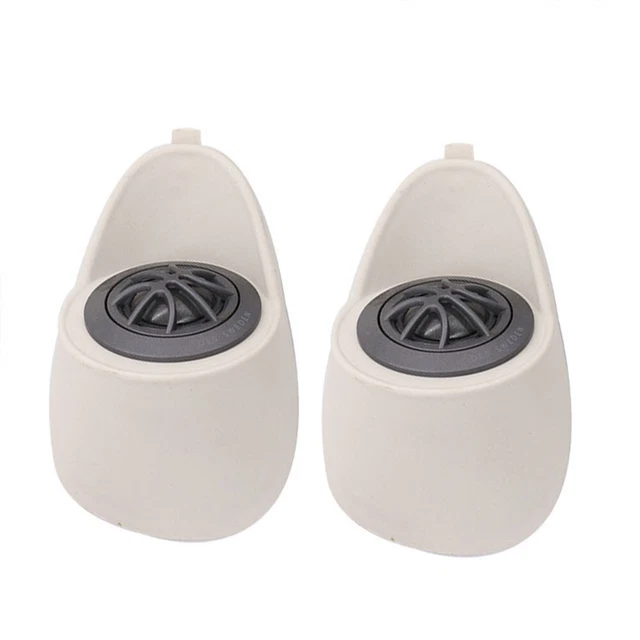 2 x audio per auto bianco a pilastro tweeter stampo altoparlante staffa a 2 vie parti adattatore staffa