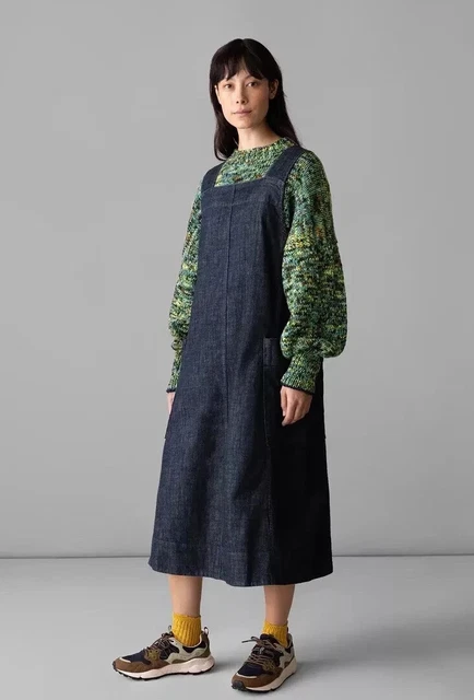 toast denim apron dress pre-loved] TOAST Apron Dress - Black
