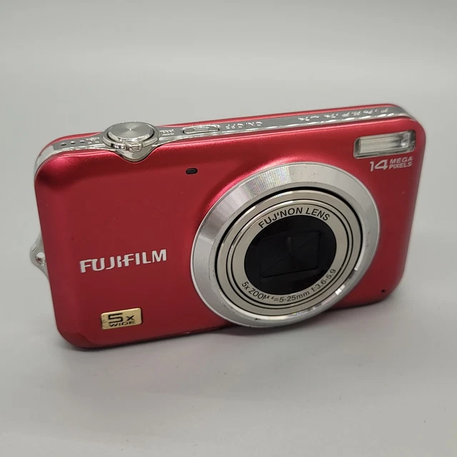 Fujifilm FinePix JX530 14.0MP Compact Digital Camera Red Tested