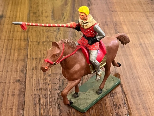 Figurine starlux série moyen age : cavalier FH 42054 en boite