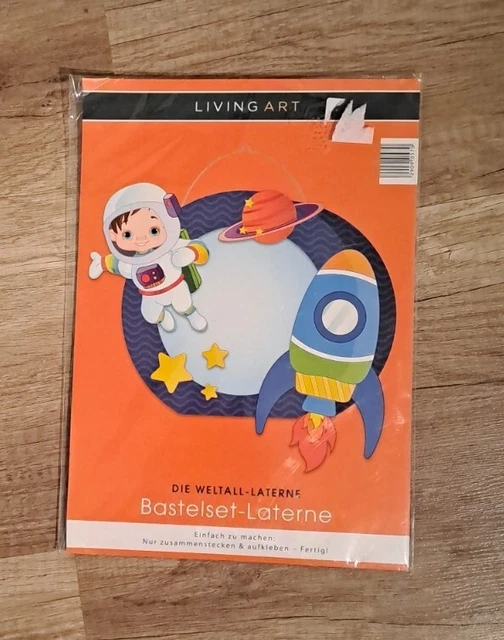 Laterne Lampion Bastelset - Weltall