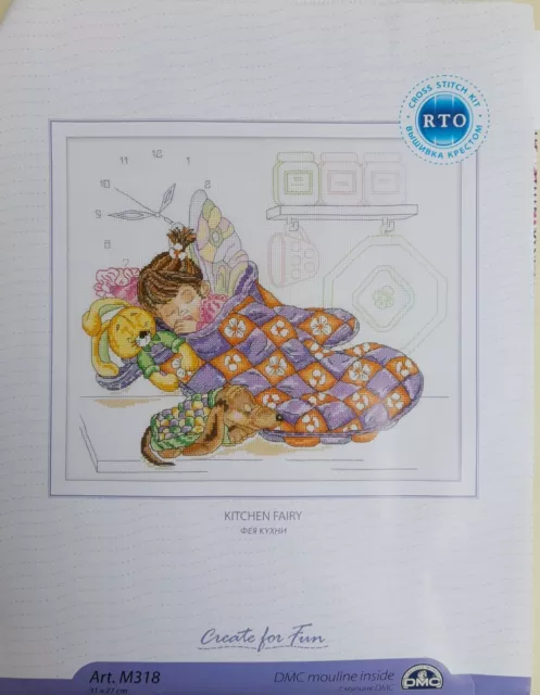 Counted Cross Stitch Kit by RTO - Kitchen Fairy