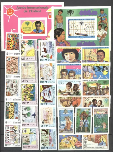 Jahr des Kindes - Afrika - LOT B ** MNH 1979