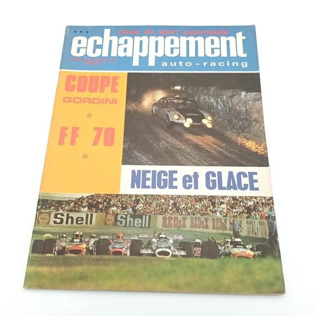 MAGAZINE ECHAPPEMENT REVUE sport automobile rallye RENAULT GORDINI 8 R8