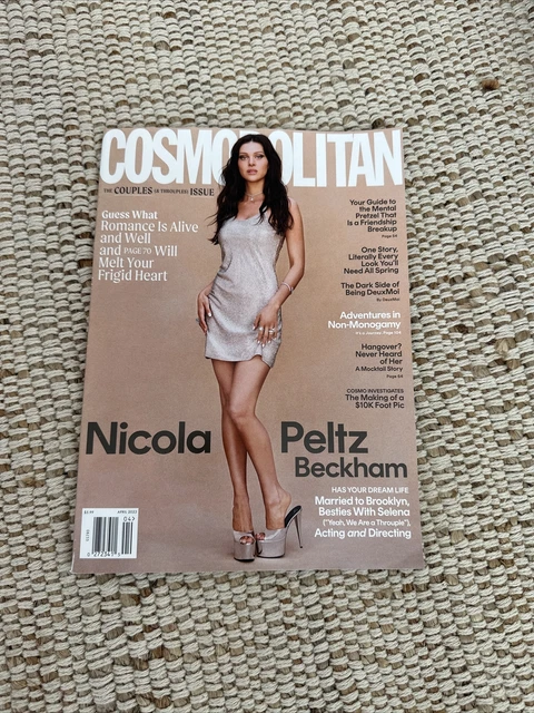 COSMOPOLITAN MAGAZINE NICOLA Peltz Beckham Couples Issue Spring Fashion