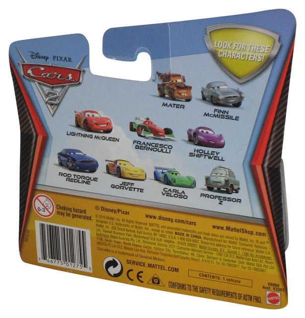 DISNEY PIXAR CARS 2 Movie Race Team Mater (2010) Mattel Die Cast Toy ...