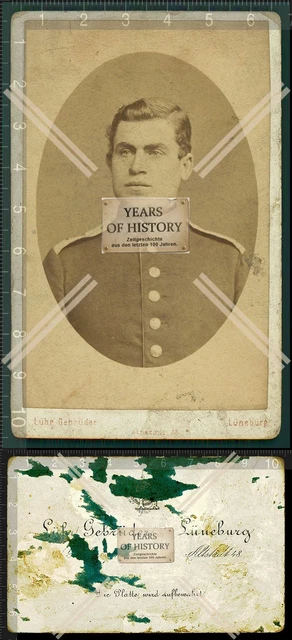 Orig. Foto CDV Portrait Soldat