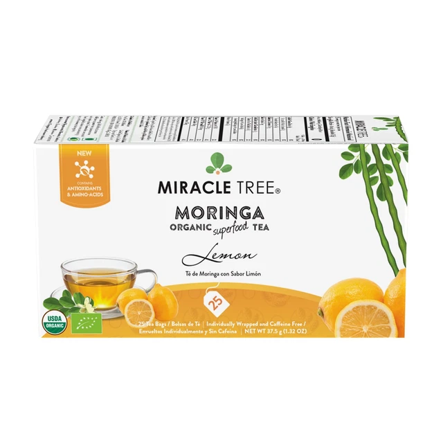 Miracle Tree - Organic Moringa Tea: Lemon