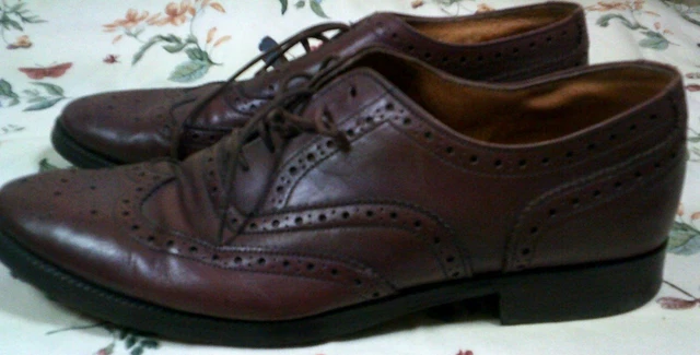 scarpe vintage st michael taglia 8,5 marroni