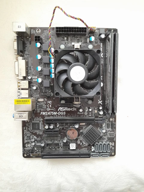 ASROCK FM2A75M-DGS MICRO ATX Motherboard - with 8GB DDR3 + AMD A4-5300 ...