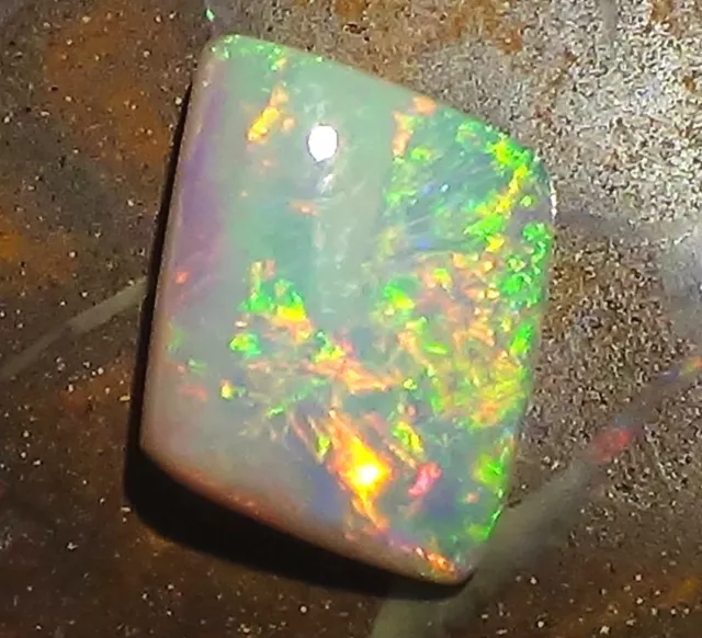 2.8 ct  GEM CLASS EDEL OPAL BRILLIANT ROT/GOLD/ GRÜN VIDEO  FLASHFIRE-OPALS 2